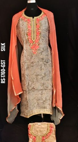 Indian Designer Silk Fabric Suit