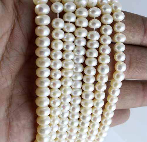 Pearl Big Button Beads By K. C. INTERNATIONAL