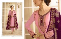 Latest Embroidered Straight Suit