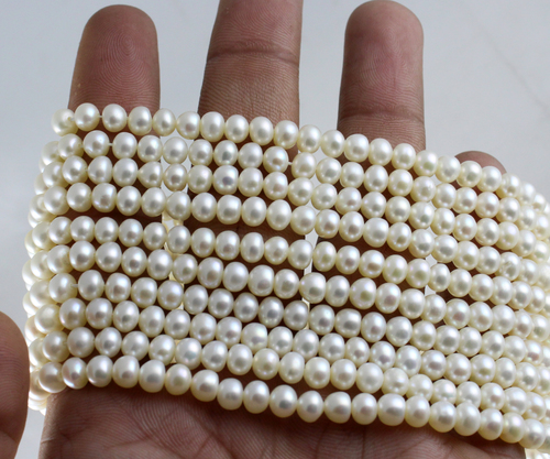Pearl Small Round Beads By K. C. INTERNATIONAL