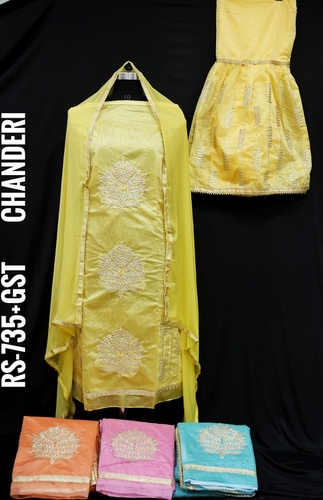 Indian Chanderi Sharara