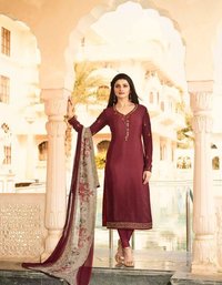 Embroidered Designer Straight Suits