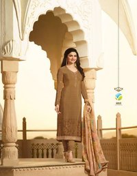 Embroidered Designer Straight Suits