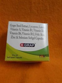 B-grap Gelatin Capsules Health Supplements