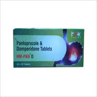 Pantoprazole & Domperidone Tablets - 1x10 Pack, Relieves Heartburn, Improves Stomach Movement, Reduces Acidity