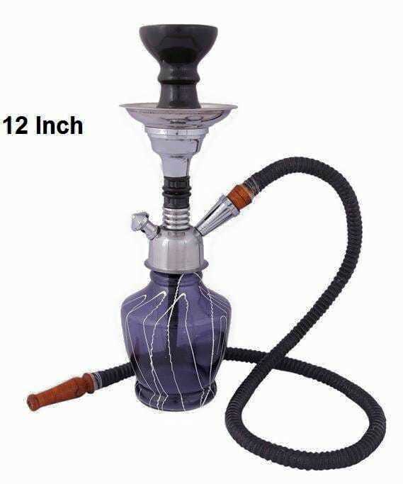 Blue & Silver Hookah