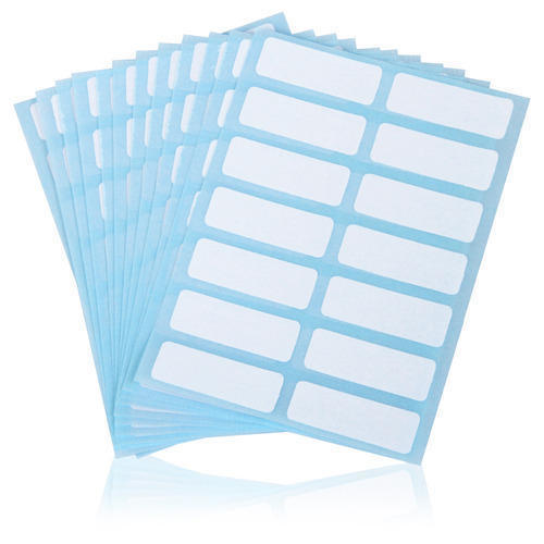 White Self Adhesive Stickers