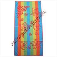 Terry Beach Towel - Terry Cloth, 30x60 Inches, Multicolor | High Absorbency, Colorfast, Easy Wash, Elegant Design, Long Lasting, Soft Texture