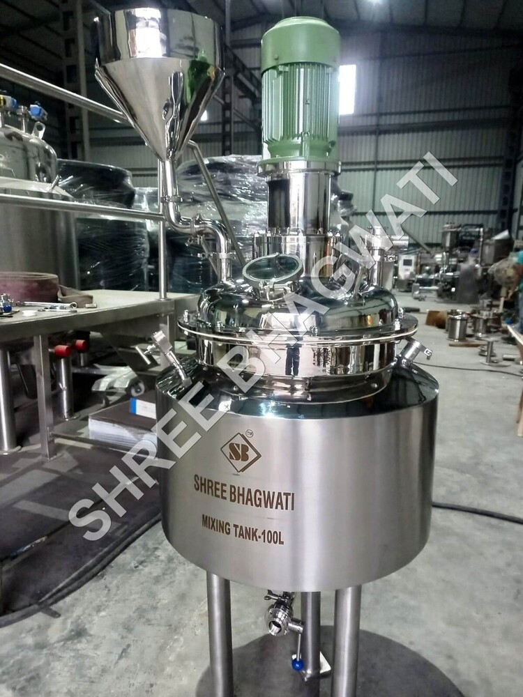 Ss Jacketed Tank Capacity: As Per The Client Required Kg/Hr