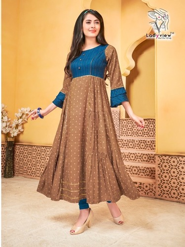 Designer Kurti with Lace work