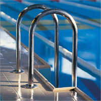 Ground Swimming Pool Ladder - Stainless Steel, 2-5 Steps, Silver Color | Corrosion Resistant, Durable, Easy To Install, Customizable