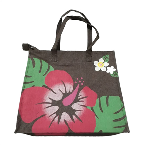 Fancy Printed Jute Bag