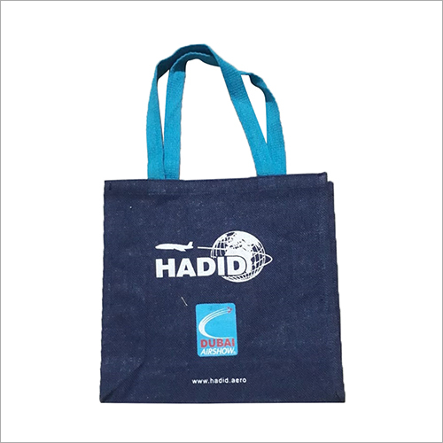 Stylish Shopping Printed Jute Bag