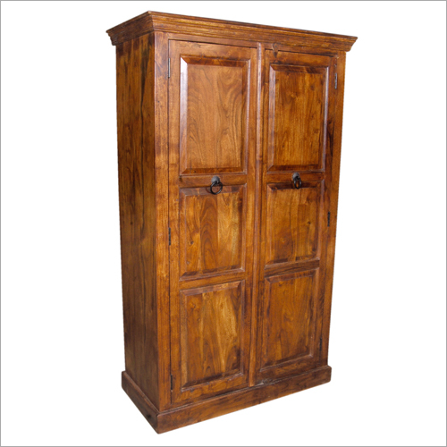 Almirah - Solid Wood Design, Spacious Storage for Clothes and Accessories, Includes Jewelry Locker , Eco-Friendly Finish, Elegant Curved Legs