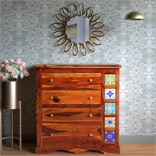 Polish Wooden Drawer Chest