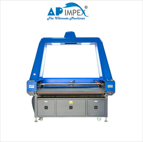 Automatic Embroidery Fabric Laser Cutting Machine With Camera Scanning System