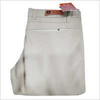 Spring Cotton Mens Plain Formal Trousers