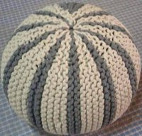 Knitted POUFS