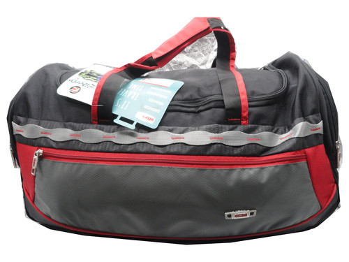 Black And Gray Travelling Bag