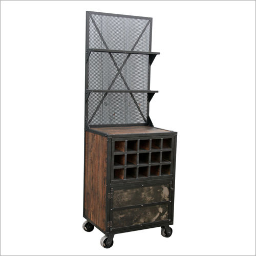 Industrial Bar Cabinet