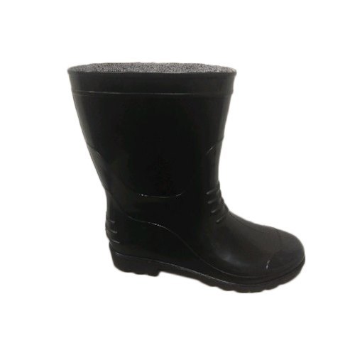 Mens Black Safety Gumboots