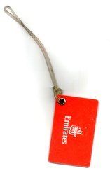 Pvc Luggage Tag - Color: Red