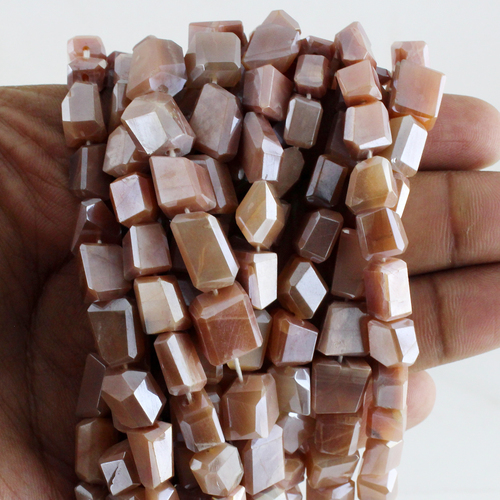 Moonstone Coated Nugget Beads By K. C. INTERNATIONAL