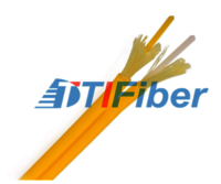 Simplex Fiber Optic Cable Outdoor Singlemode PVC Jacket For Data Communication