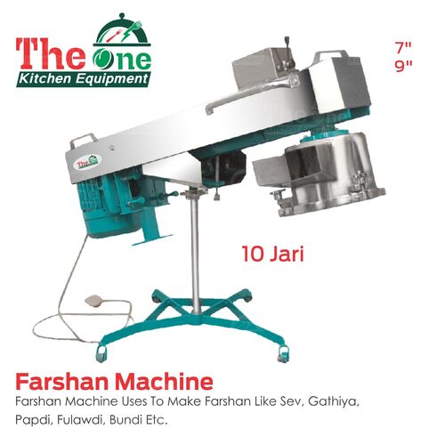 Farsan Machine Capacity: 60-70 Kg Kg/Hr