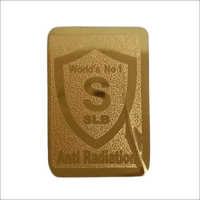 Anti-radiation Patch - Metal, 2.5 Cm X 3.5 Cm, Gold | Light-weight Design, Uncomplicated Use, Shielding Protection Against Harmful Radiations