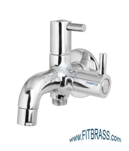 2 In 1 Bib Cock - Finish: Glossy