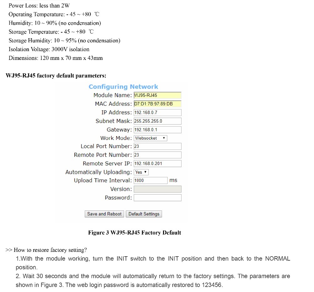 5-CH DI,5-CH DO,network relay,Modbus TCP Module
