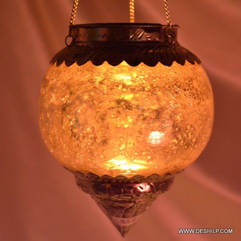 Antique T Light Hanging Votive