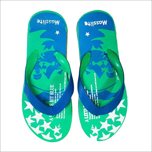 Rubber Gents Printed Flip Flop Slipper
