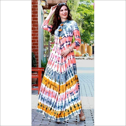 Tie Dye Multi Colour Umbrella Dress