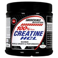 Creatine Hcl - 200g Plastic Bottle, 100% Pure Formula | 2 Veg Capsules, Fast Absorption, Muscle Building, No Side Effects, High Solubility