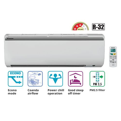 Daikin 1.8Ton 3Star Inverter Split Ac(Ftkl60Tv16U/Rkl60Tv16U) Air Flow Capacity: 16.3 Cubic Centimeter (Cm3)