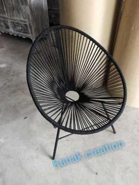IRON OVEL SHAPE CHAIR