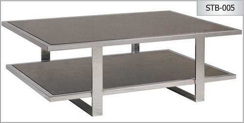 Silver Side Table Base