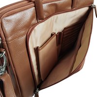 Men Leather Laptop Organizer Bag