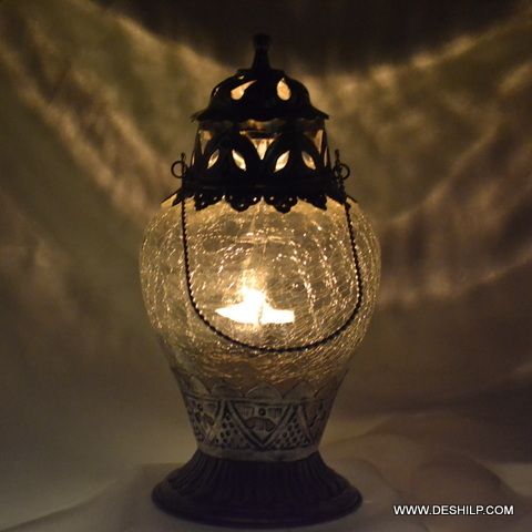 Hanging Glass T Light Candle