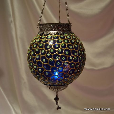 Decor Glass Wall Hanging T Light