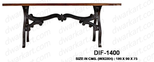 Cast Iron Industrial Dining Table DIF-1400