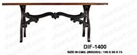 Cast Iron Industrial Dining Table DIF-1400