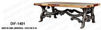 Cast Iron Industrial Dining Table DIF-1400