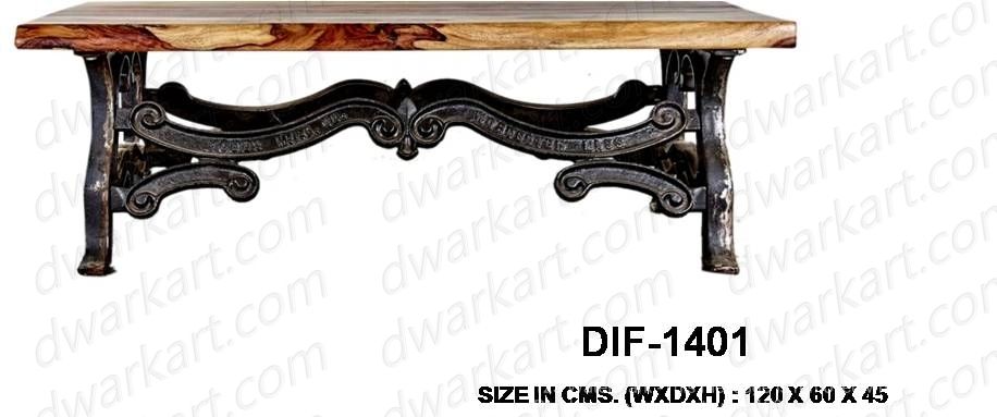 Cast Iron Industrial Dining Table DIF-1400
