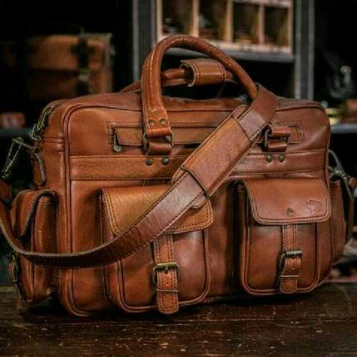 Pattern Leather Messenger Hand Bag