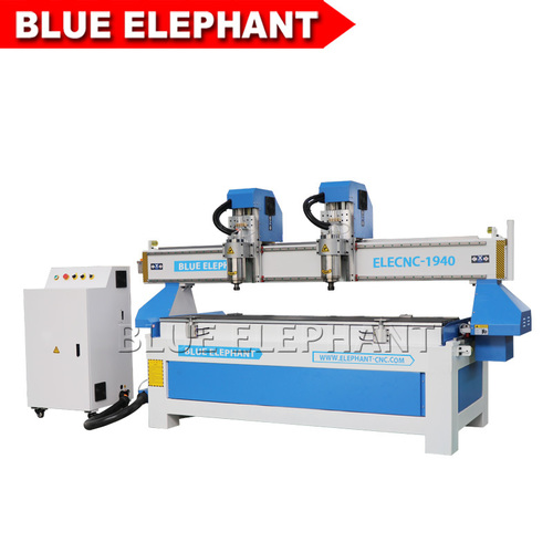 Vacuum Cleaning System Multi Spindle 1940 3D Wood Cnc Router With High Speed Cnc Router With Rotary