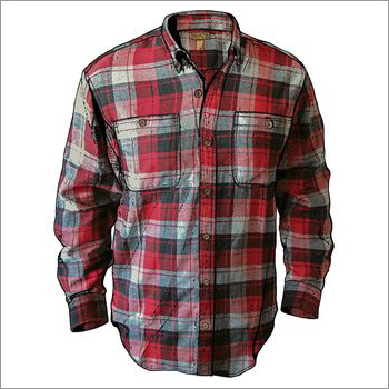 Breathable Mens Check Shirts