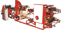 Paper cover making machine with 2 colour printing